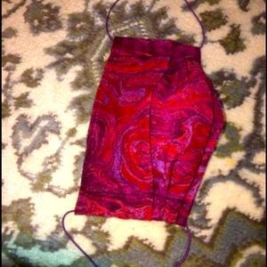 Maroon/Red Face Mask